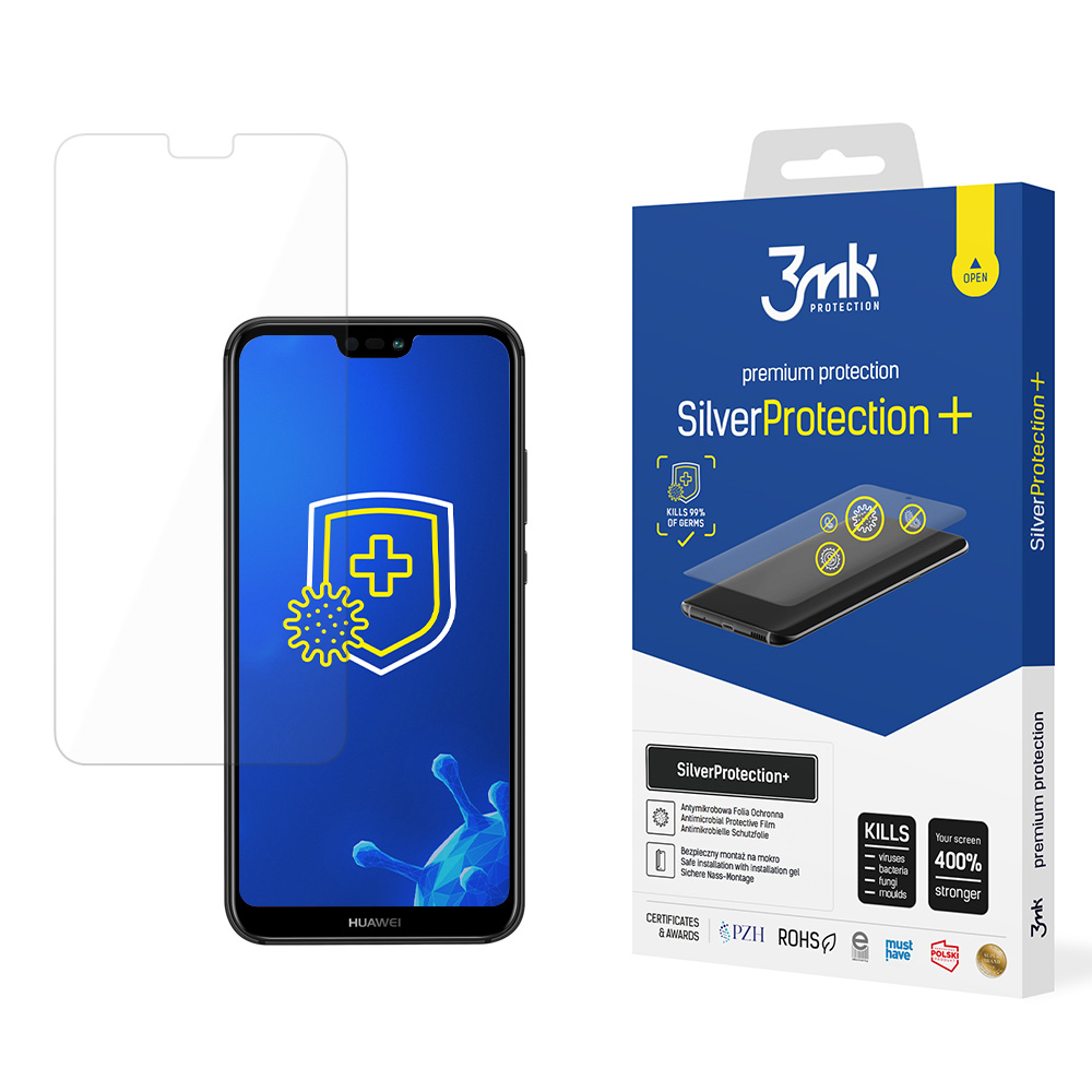 3mk SilverProtection+ — защита экрана телефона для Huawei P20 Lite