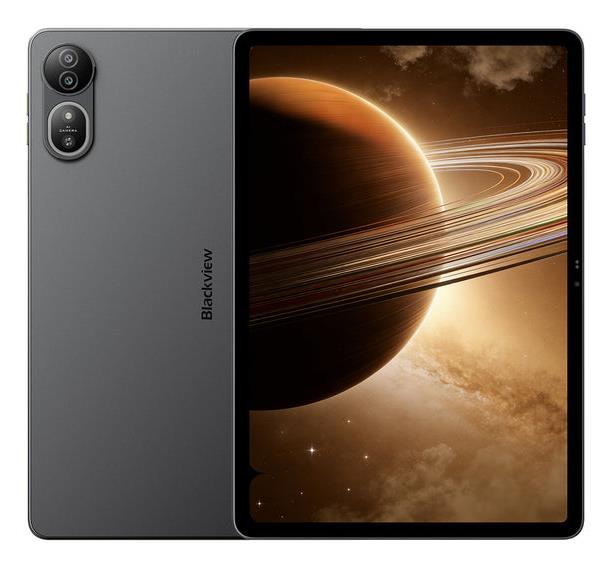 Blackview MEGA12 12" planšetinis kompiuteris, 12/256 GB, 5G, pilkas dovanų rinkinys