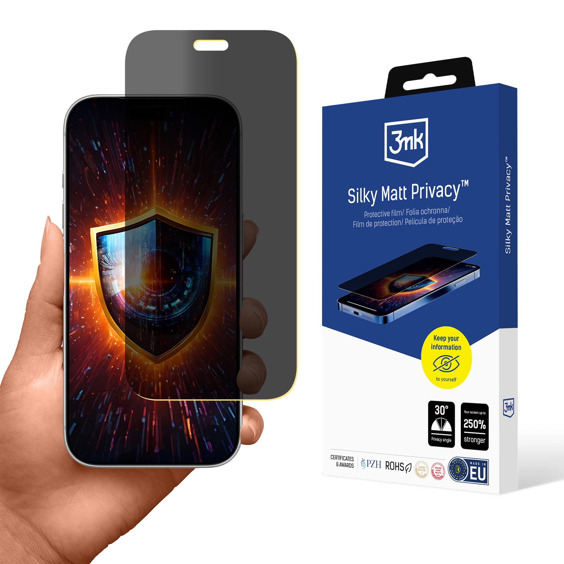 Apple iPhone 18 Pro - 3mk Silky Matt Privacy