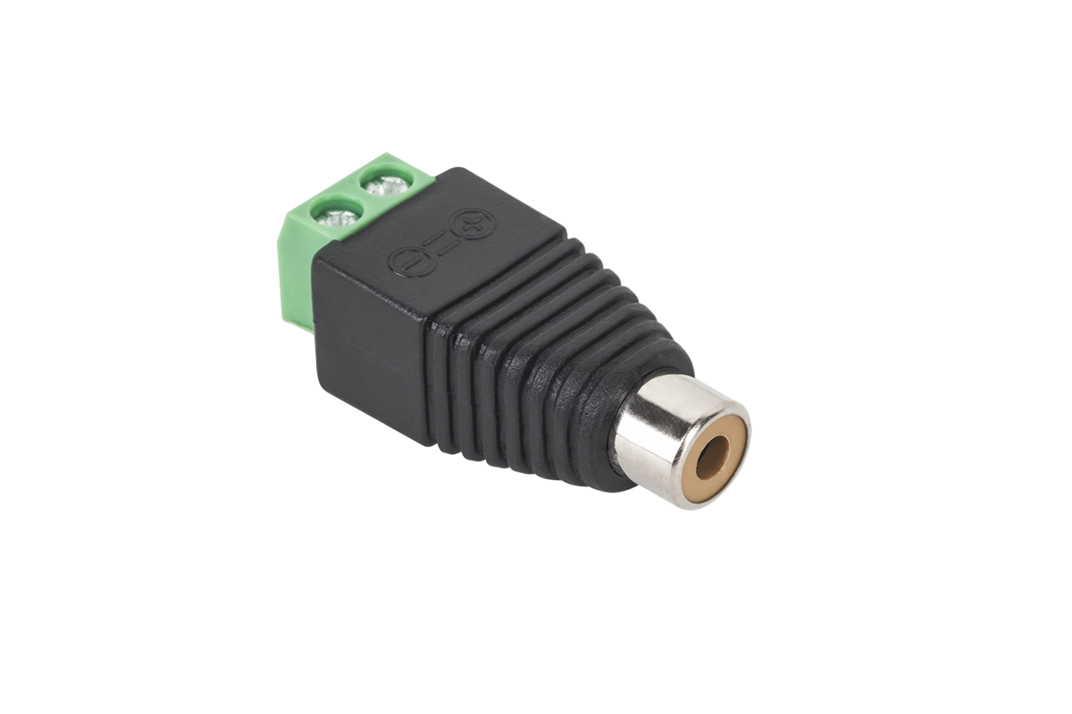 RCA socket with quick connector