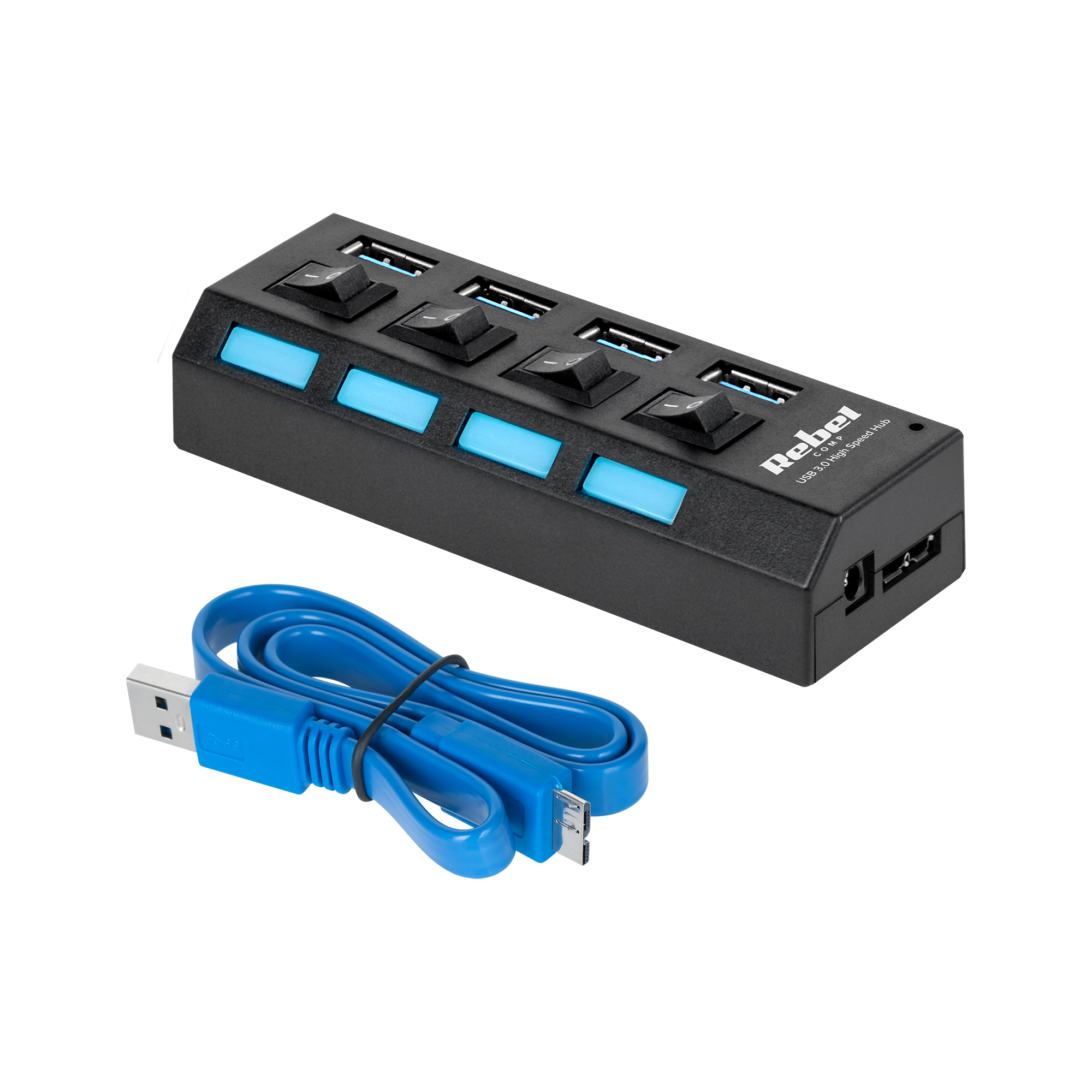 4-портовый USB 3.0 хаб Rebel
