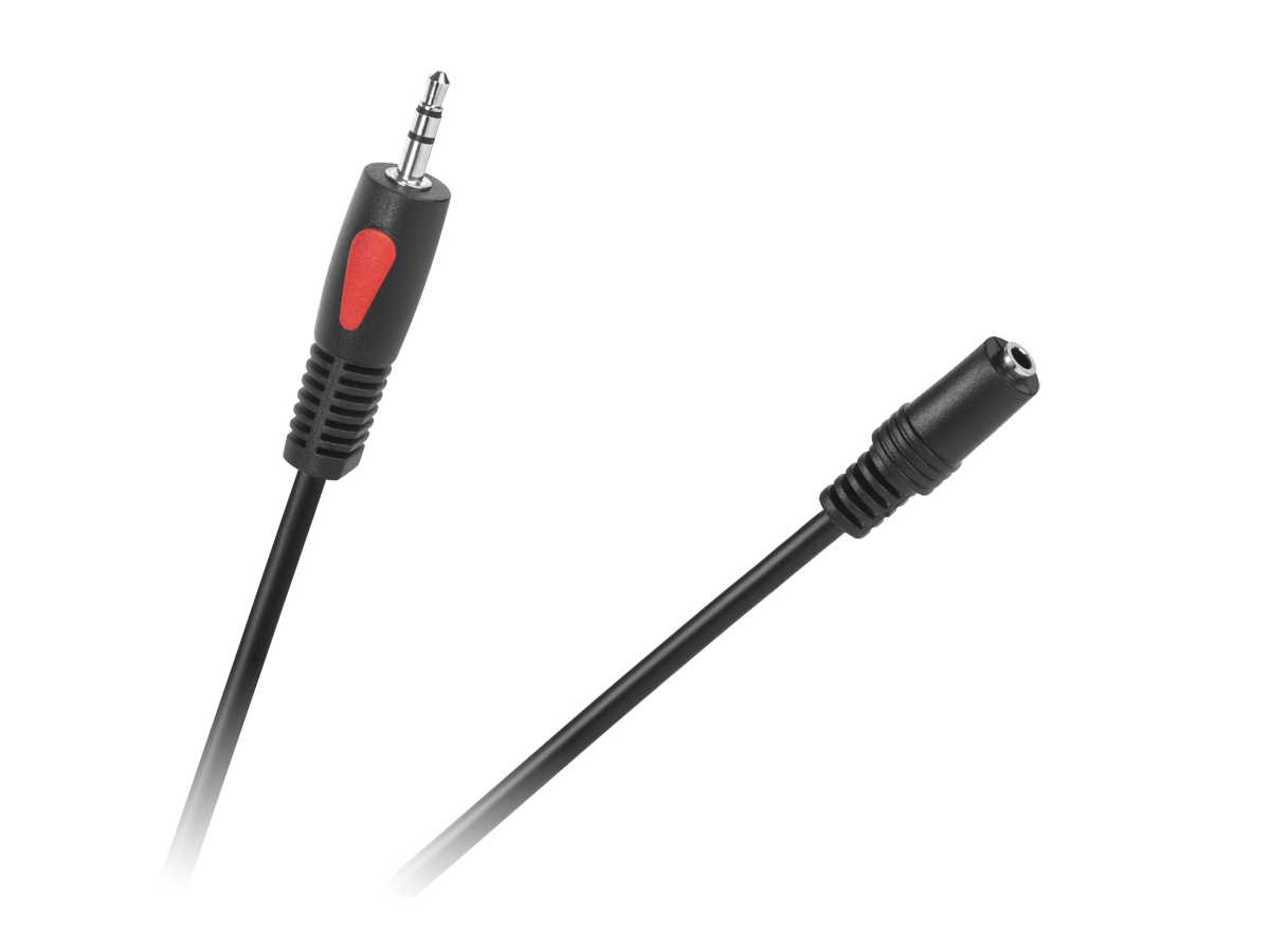 Кабель Cabletech Eco-Line 3,5 мм штекер–гнездо, 1,8 м