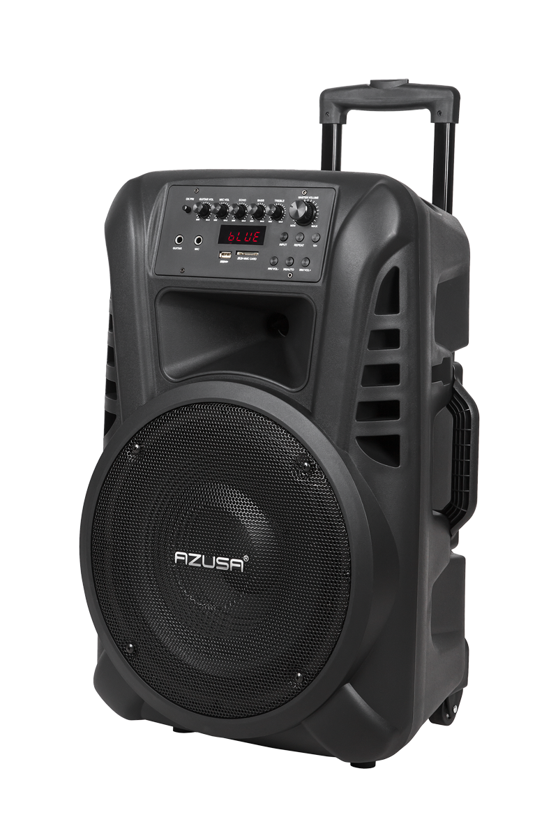Активная акустическая колонка с 2 беспроводными микрофонами, SD, Bluetooth, USB, 12 дюймов, 40 Вт