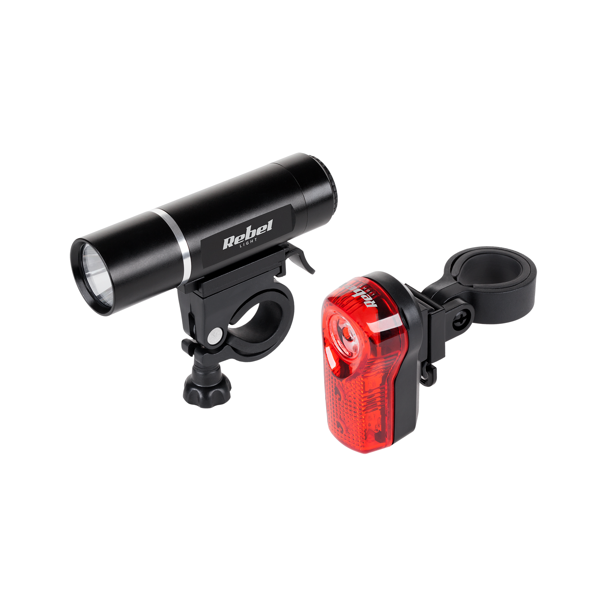 Rebel bicycle light set