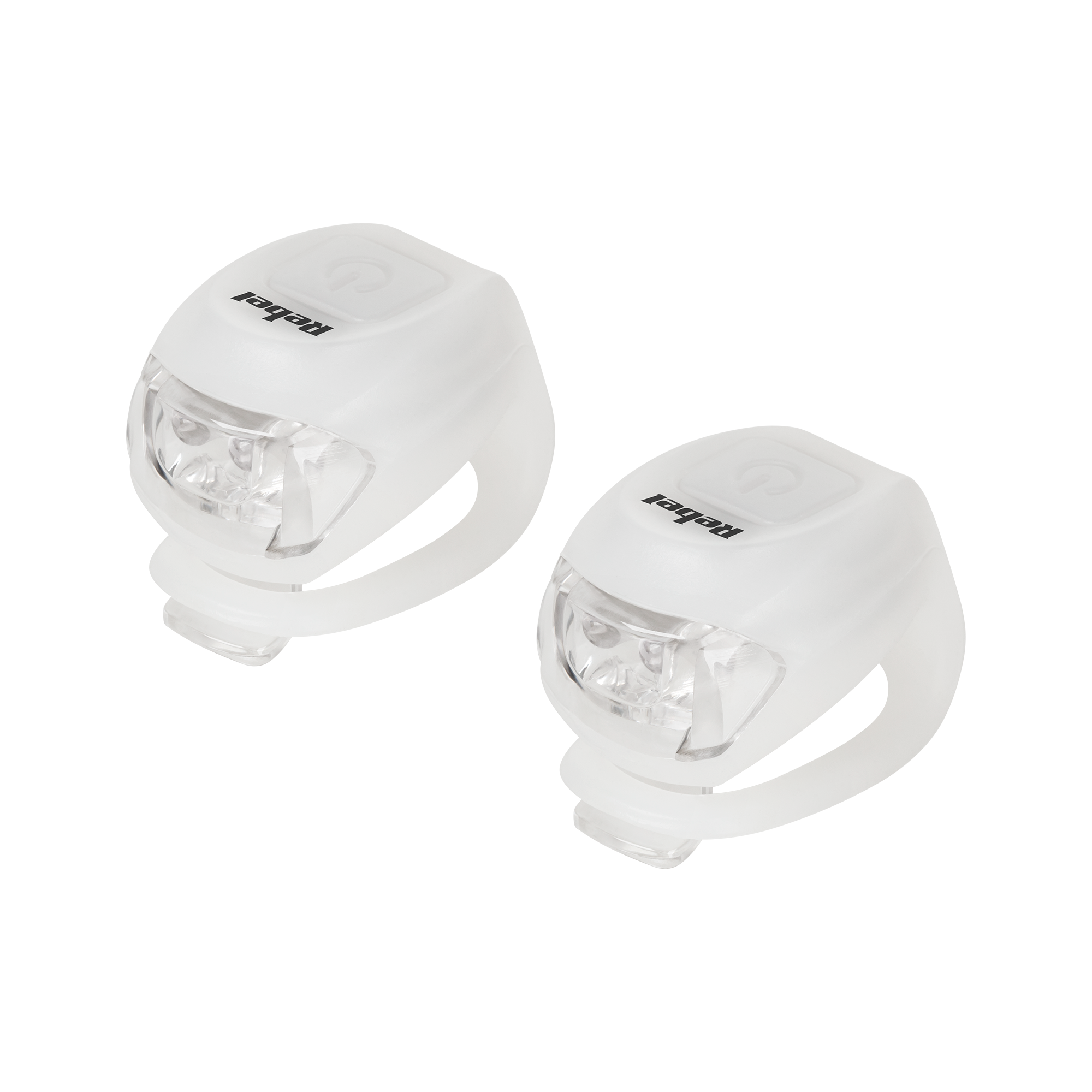 Silicone bicycle light set