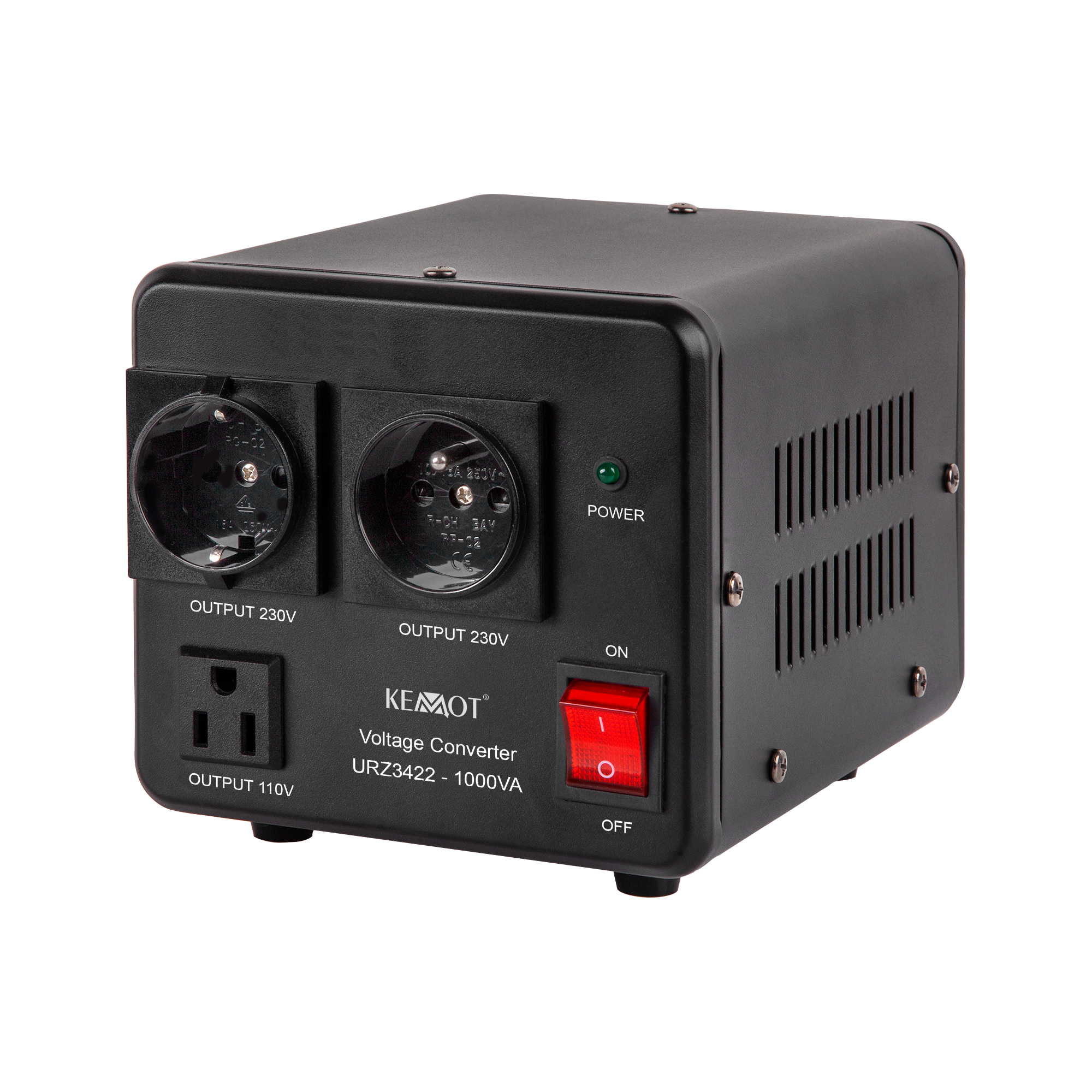 KEMOT voltage converter, 800 W/1000 VA