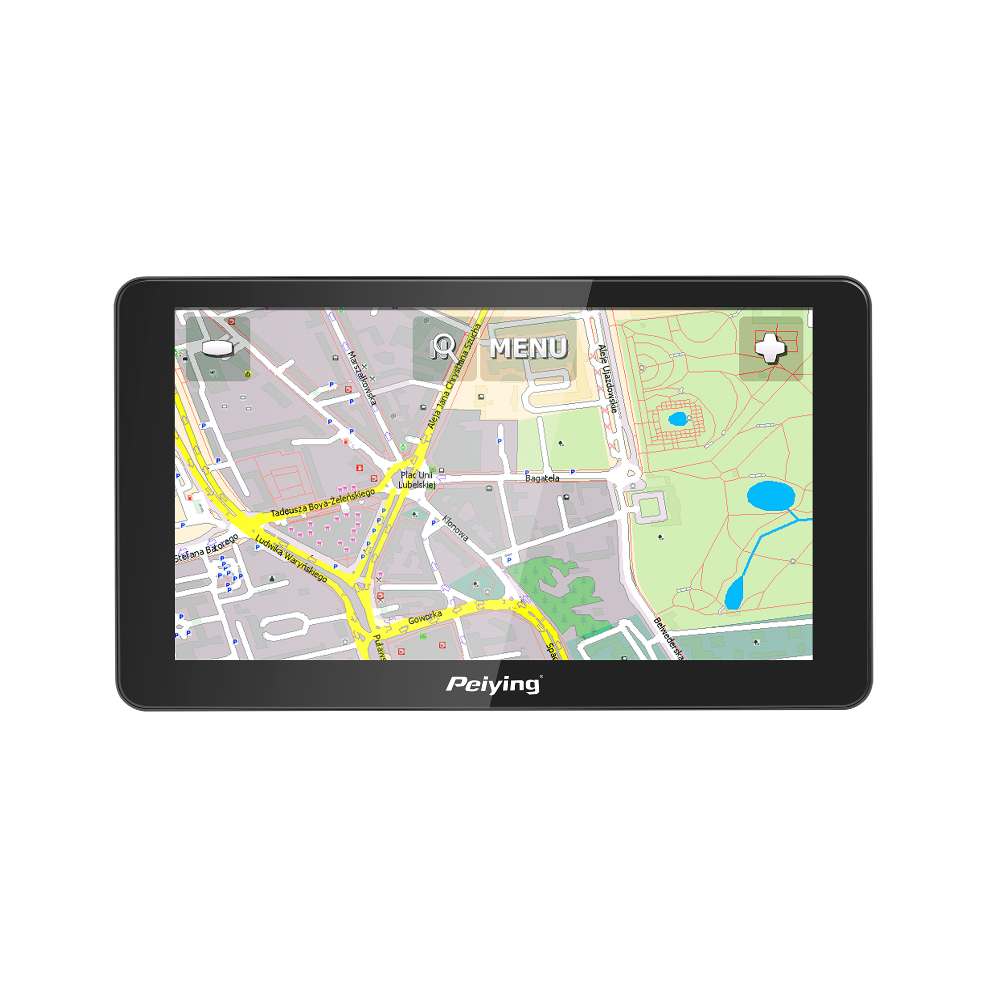 Peiying Alien PY-GPS7014 GPS navigation device with EU map