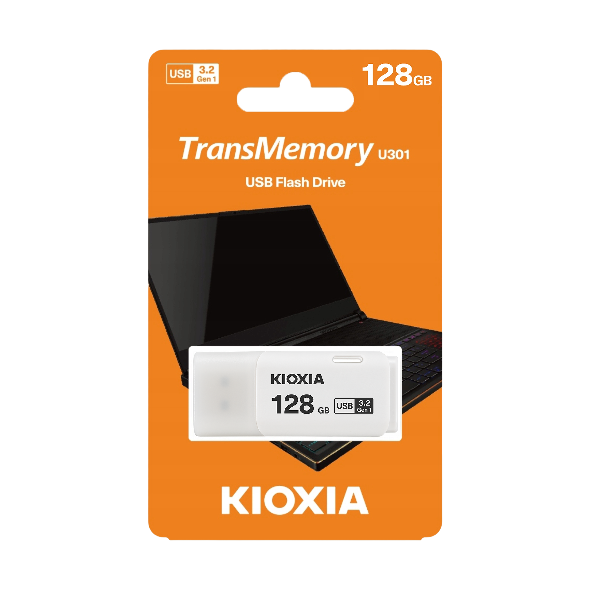 Kioxia Hayabusa USB 3.2 flash drive, 128 GB