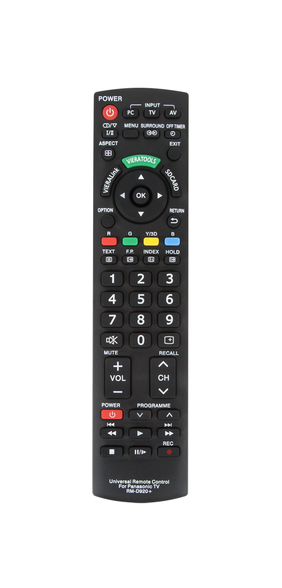 Universalus nuotolinio valdymo pultas Panasonic LCD/LED televizoriams