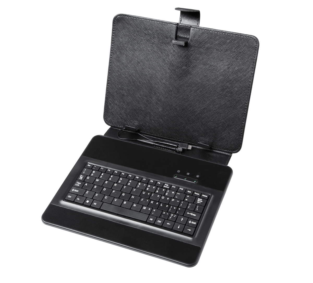Universal case with micro-USB keyboard for 9.7-inch tablets