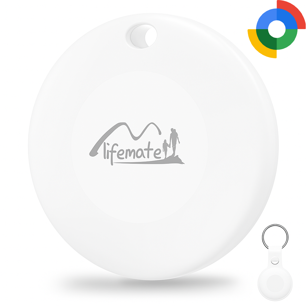 GPS- и Bluetooth-трекер Lifemate LifeTag HD-P16-3 для Android с брелоком, белый