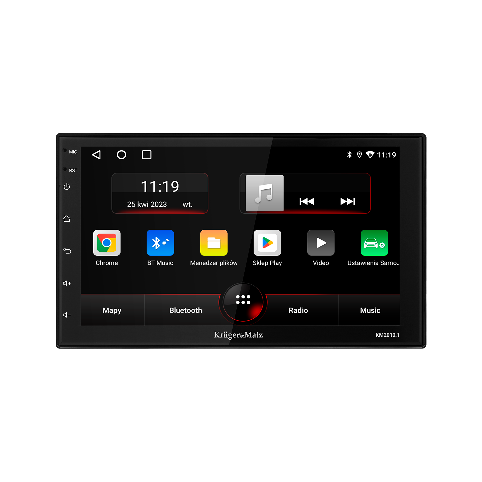 Автомагнитола Kruger&Matz KM2010 с CarPlay/Android Auto