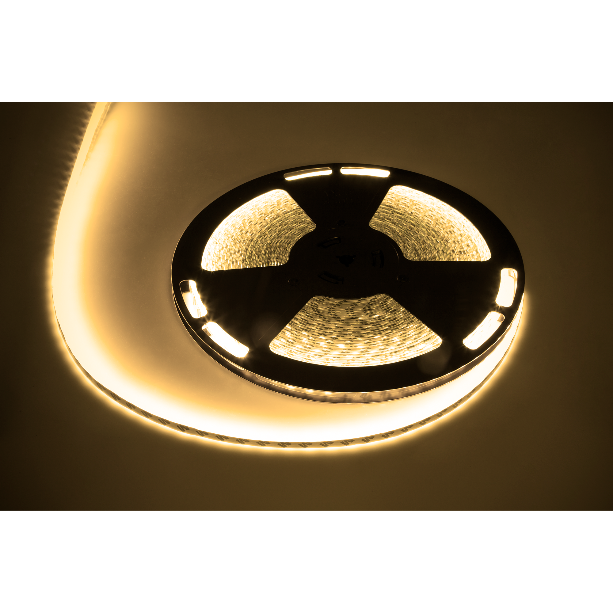 Rebel vandeniui atspari LED juosta, 25 m, šiltai balta, 1500 x 5050 SMD, 12 V