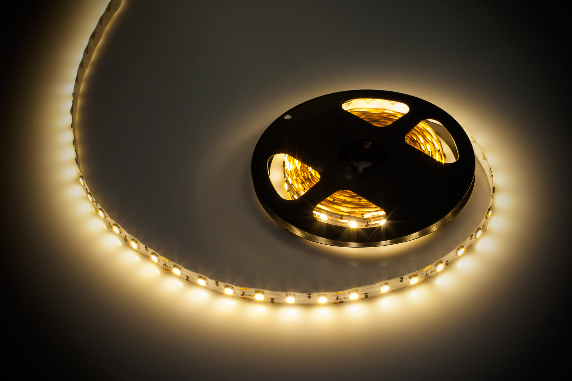 Светодиодная лента, 5 м, теплый белый, 300 x 5050 SMD