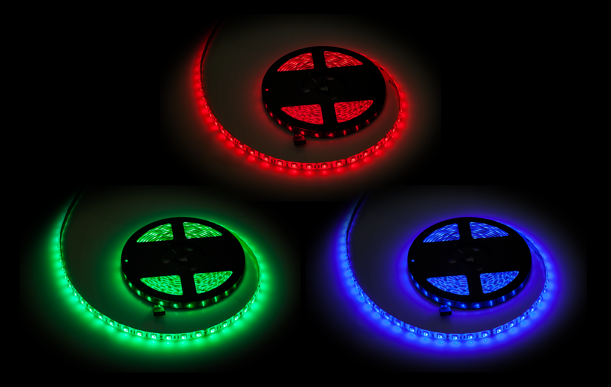 Rebel waterproof RGB LED strip, 5 m, 300 x 5050 SMD, 12 V