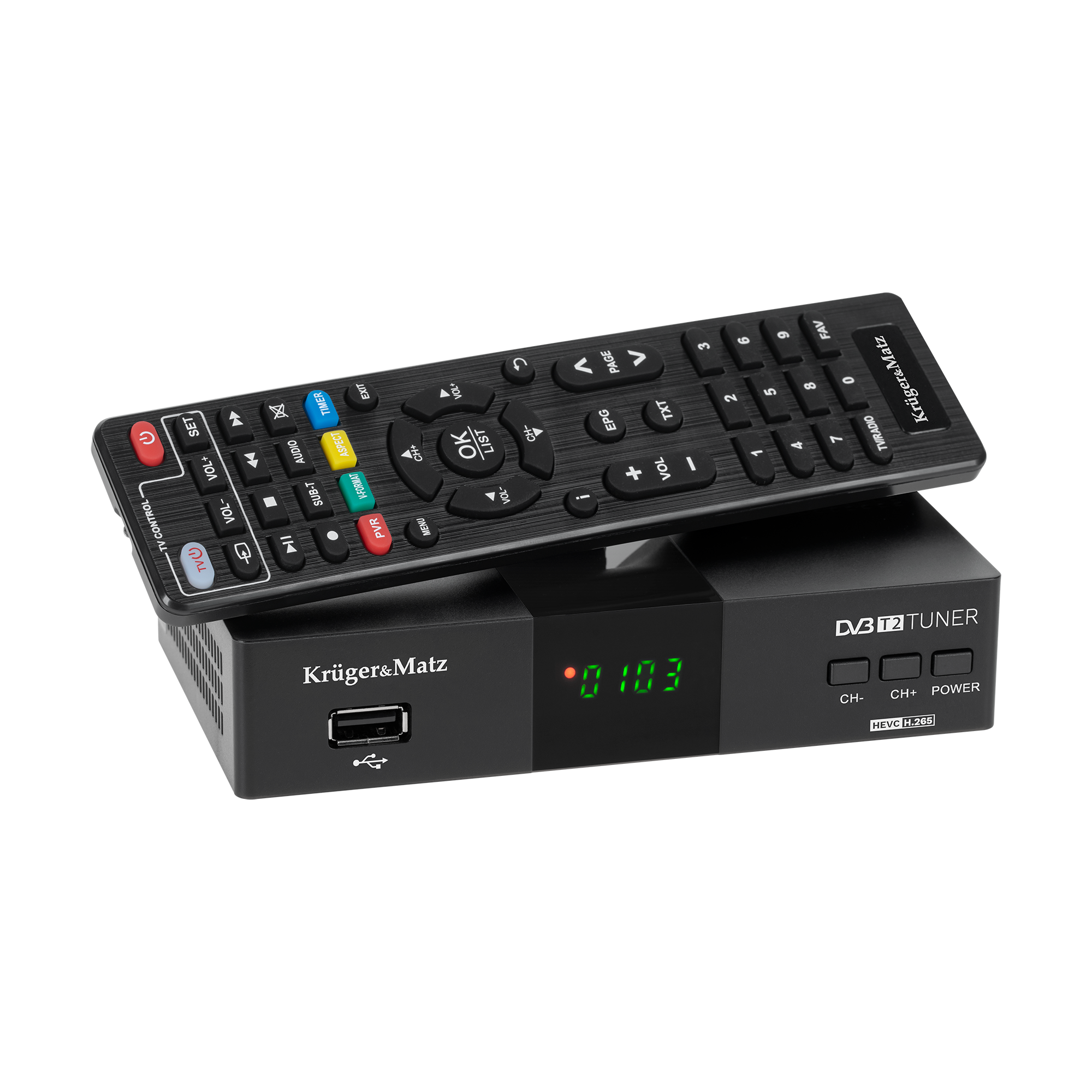 Krüger&Matz KM0550D – DVB-T2 H.265 HEVC tuner