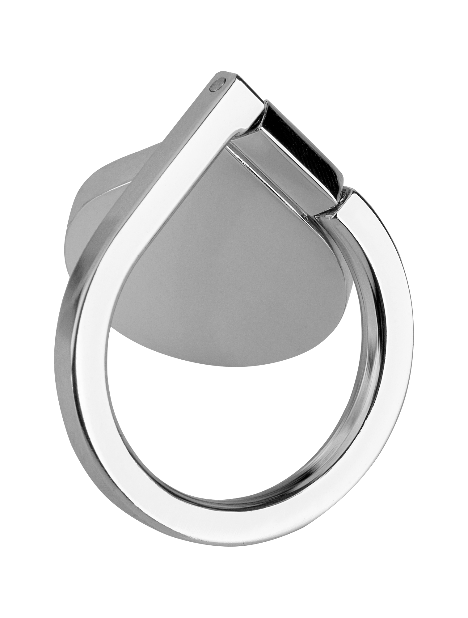 Universal ring phone holder, silver
