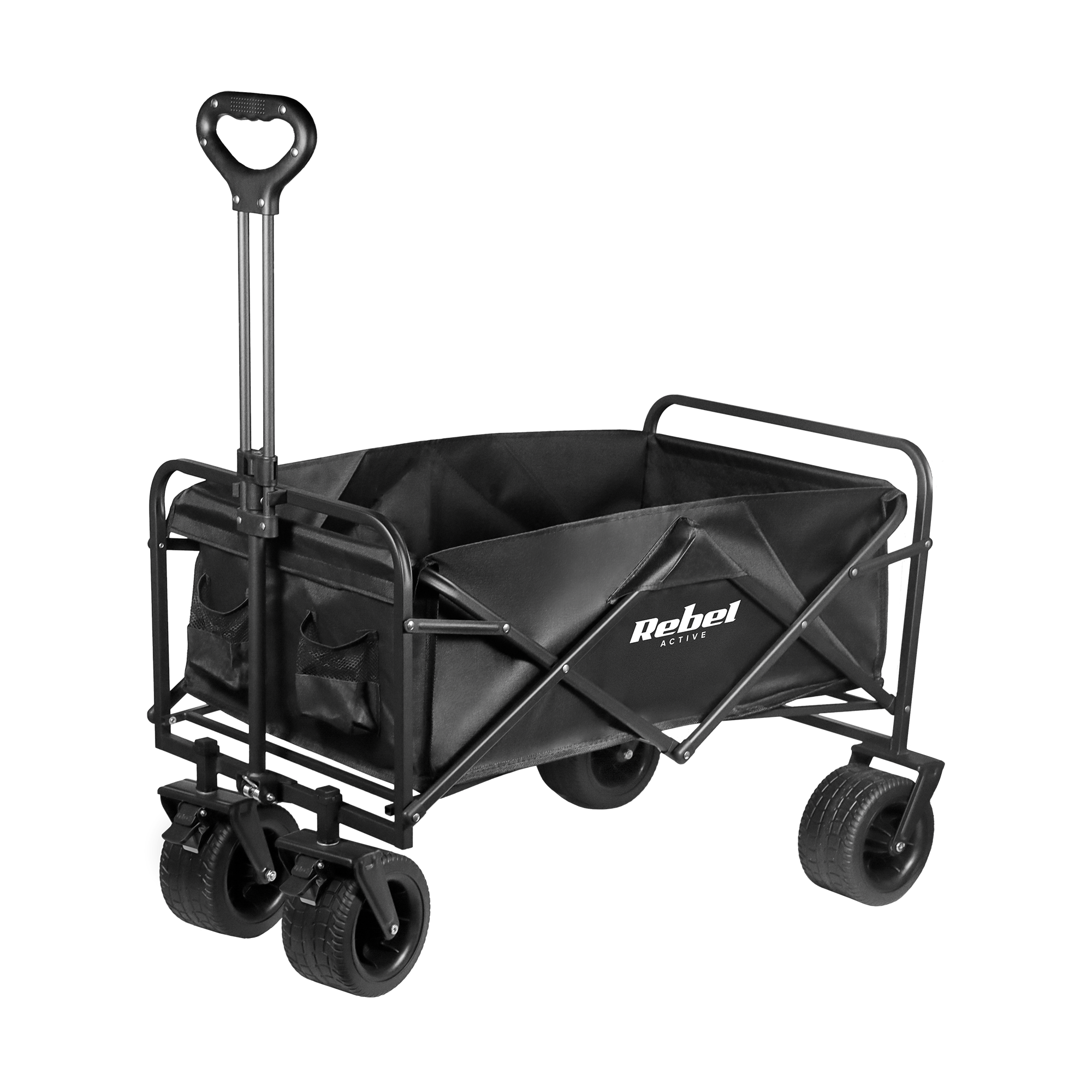 Rebel Active turistinis ir paplūdimio vežimėlis su stabdžiu, 150 l, 100 kg