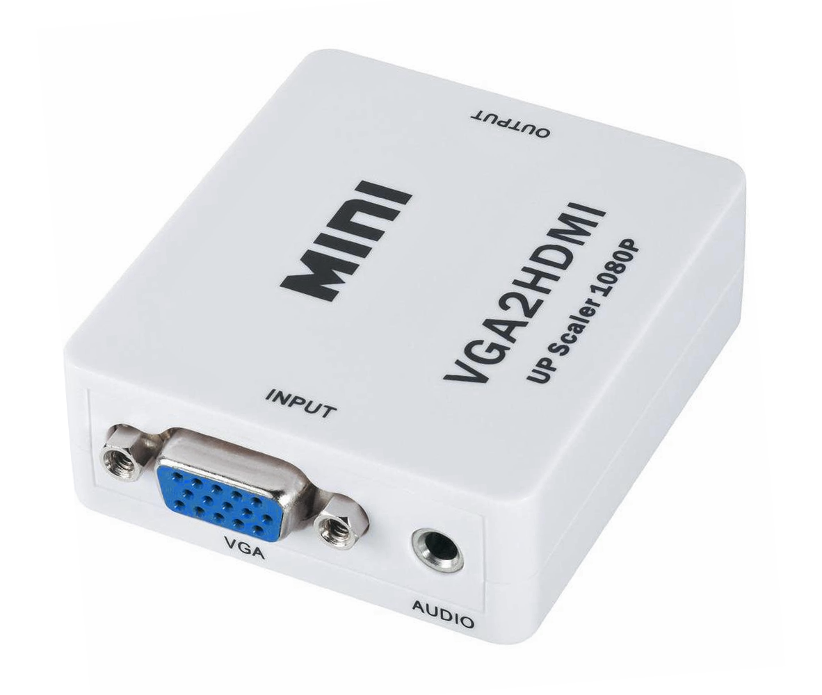 VGA and audio to HDMI adapter