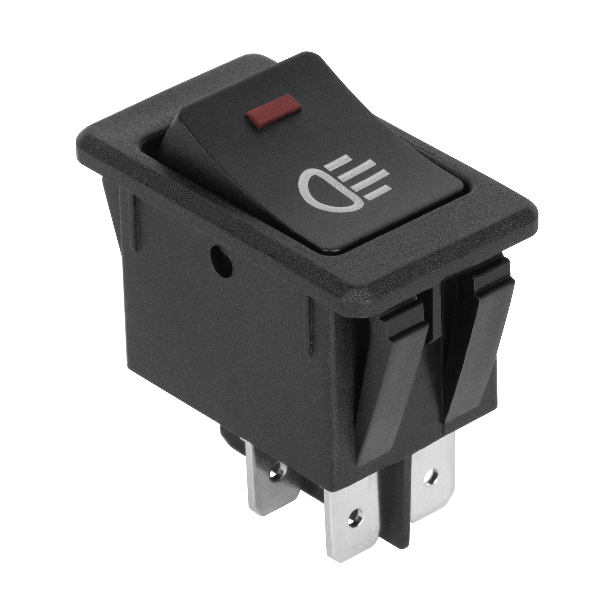 12 V light switch with red LED