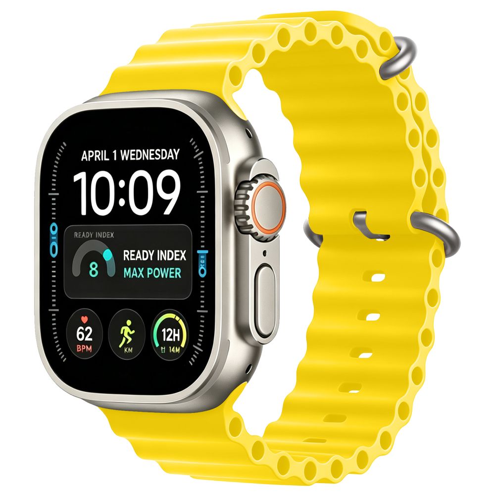 Tech-Protect IconBand Pro Strap for Apple Watch 4 / 5 / 6 / 7 / 8 / 9 / SE / Ultra 1 / 2 (42/44/45/49 mm) - Yellow