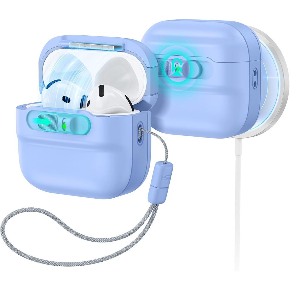 ESR Pulse HaloLock MagSafe Case for Apple AirPods 4 / 5 - light blue
