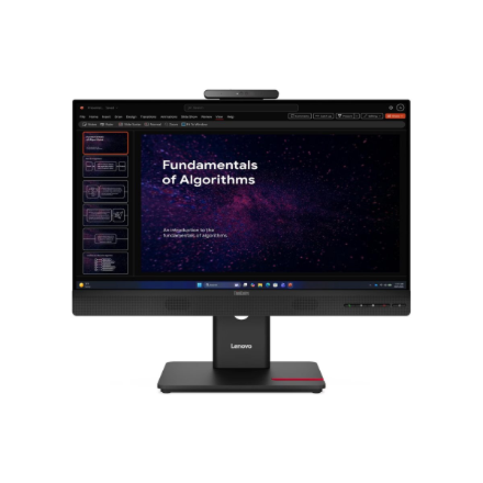 Eclipse Black monitorius Lenovo ThinkCentre TIO24 G6, 24 col., IPS FHD, 16:9, 120 Hz, 4 ms, 1920 × 1080, 250 cd/m², HDMI