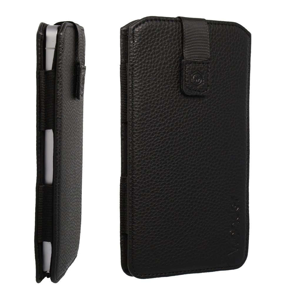 Чехол-карман для телефона WONDER Flexi, XL, iPhone 17 Air/16 Plus, Samsung S26 Plus/S25 Plus/A56/A55/A54, Xiaomi 15/14/13T Pro/13T, Oppo Find X8/Find X7/Reno 12 Pro, Vivo X200/X100/V40 Pro, Motorola Edge 50 Pro/Edge 50/Edge 30 Fusion, чёрный